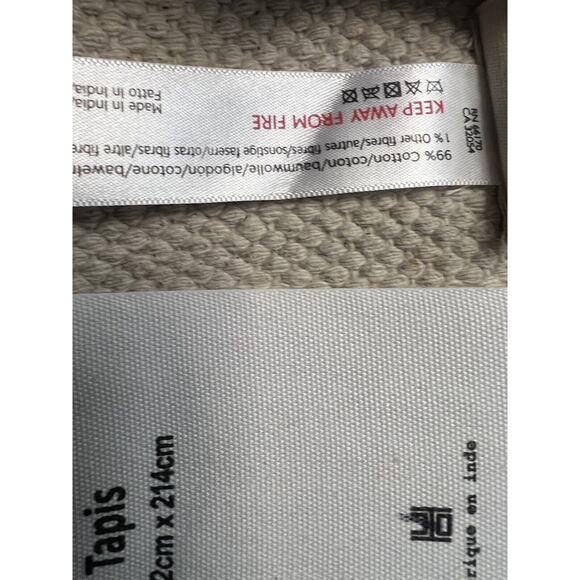 Urban Outfitters Talvi Brushed Rug Tuffed Rug 5 x 7 Brown - Picture 6 of 9